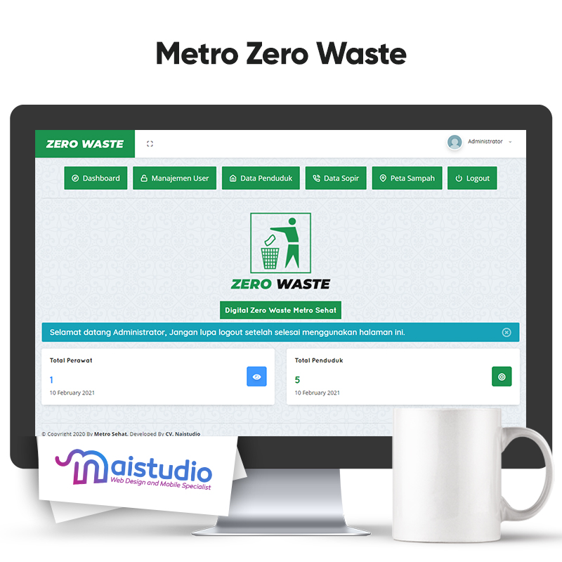 Digital Zero Waste Metro Sehat