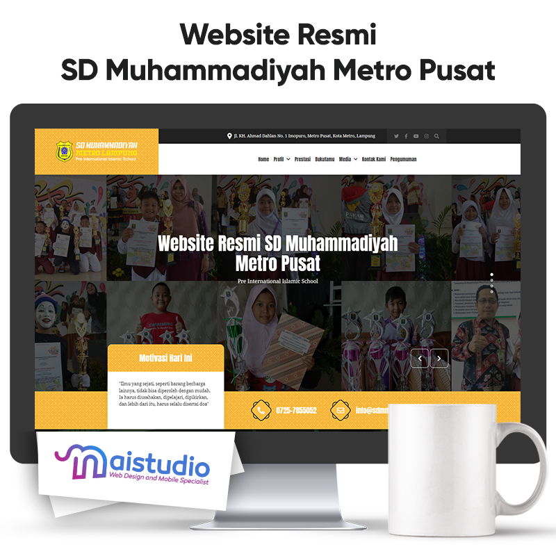 Website Resmi SD Muhammadiyah Metro Pusat