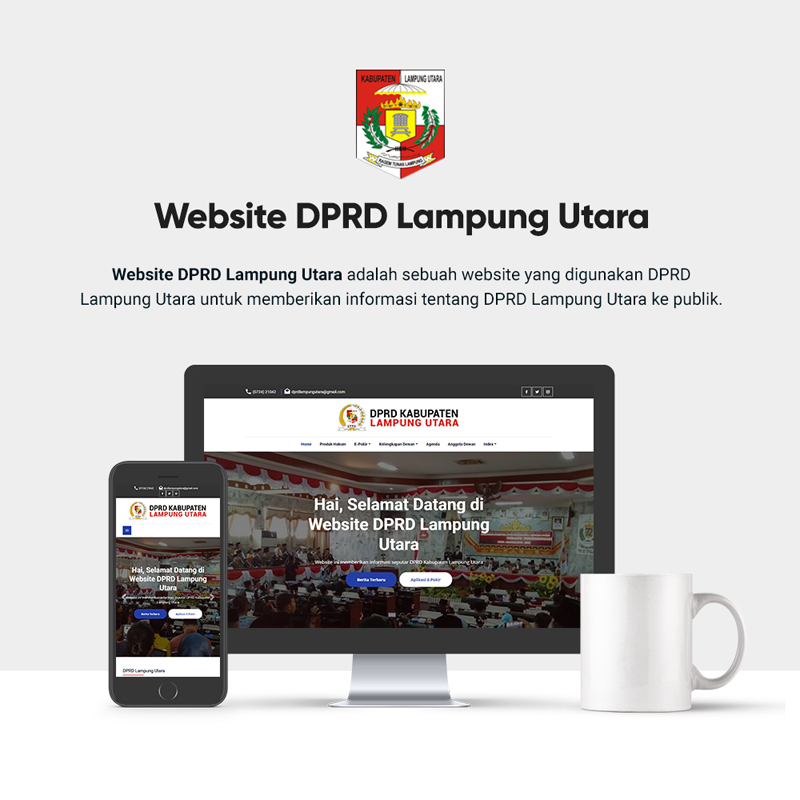 Website Official DPRD Lampung Utara