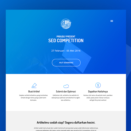 Landing SEO Competition Website